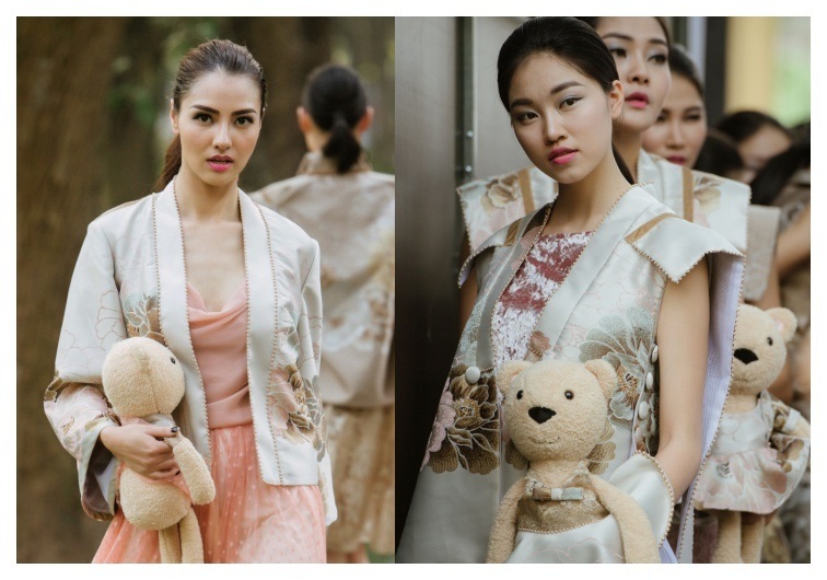 Hồng Quế cùng dàn mẫu gây chú ý khi ôm gấu bông lên sàn diễn thời trang