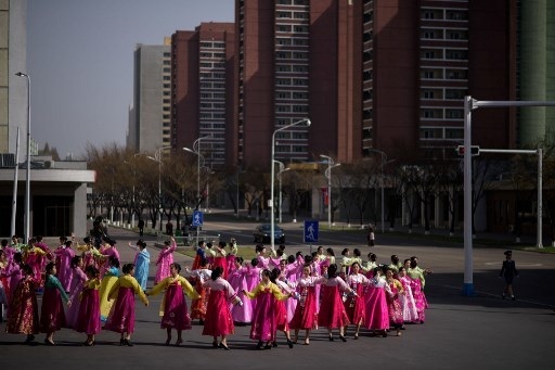 Hàng chục nghìn người Triều Tiên nô nức chào mừng "Ngày Ánh Dương"