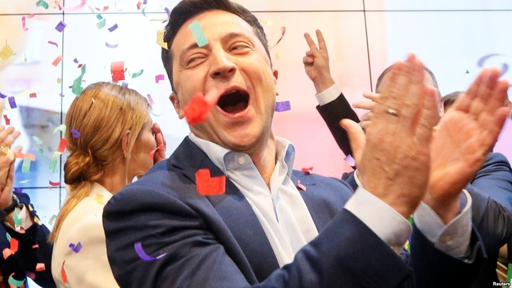 Diễn viên hài đắc cử tổng thống Ukraine