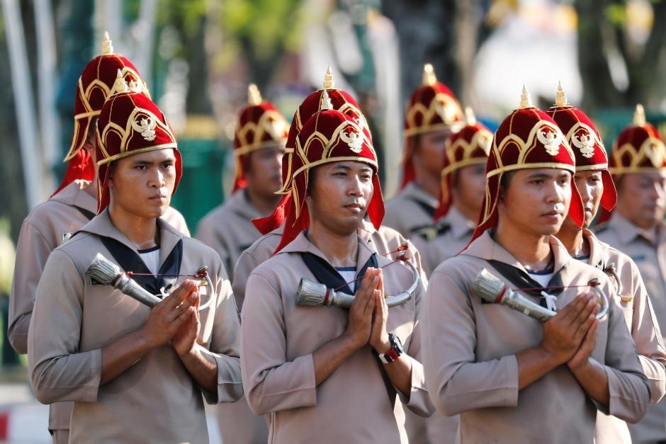 Quốc vương Thái Lan thực hiện nghi lễ đăng quang