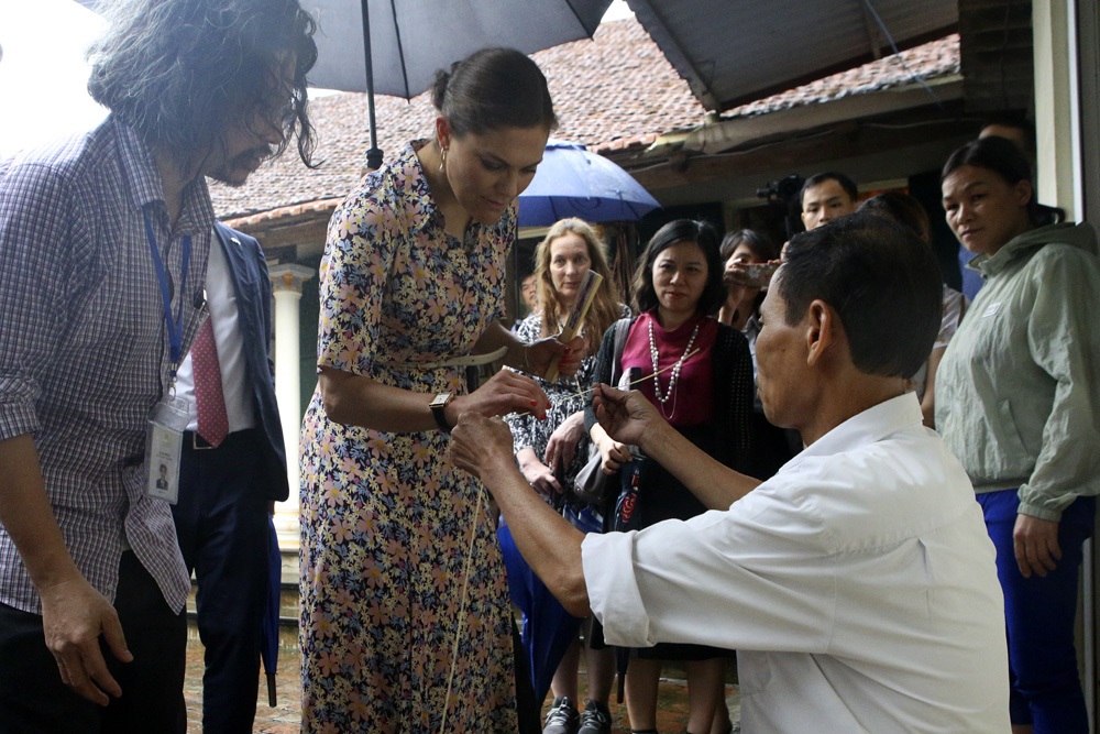 Công chúa Thụy Điển thăm Văn Miếu, ca ngợi tình hữu nghị lâu bền với Việt Nam