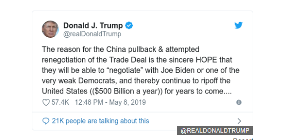 Trung Quốc cảnh báo đáp trả việc Mỹ tăng gấp đôi thuế với 200 tỷ USD hàng hóa