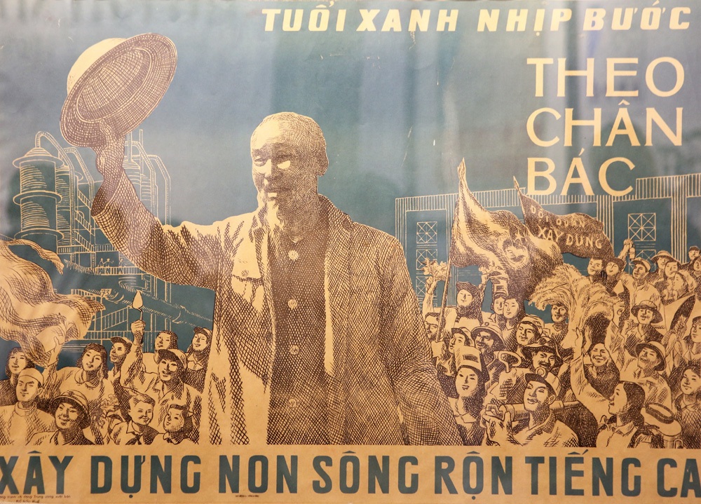 Những bức chân dung Bác Hồ đặc biệt từ tranh cổ động - 4 Những bức chân dung Bác Hồ đặc biệt từ tranh cổ động - 4