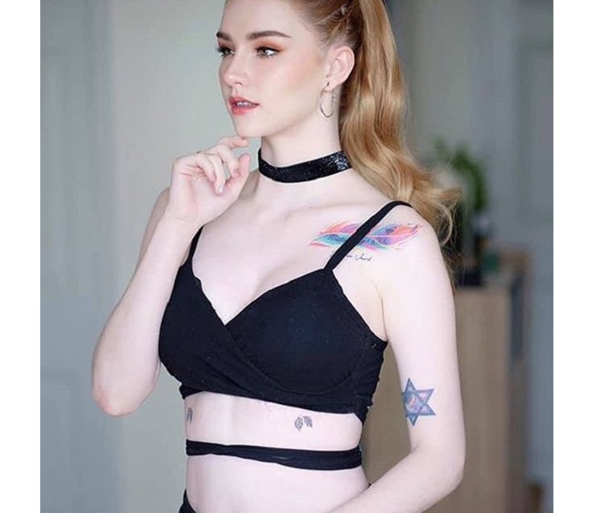 3 kiều nữ xăm Thái Lan: Mặt xinh như búp bê, da dính mực vẫn đẹp nuột nà - 6 3 kiều nữ xăm Thái Lan: Mặt xinh như búp bê, da dính mực vẫn đẹp nuột nà - 6