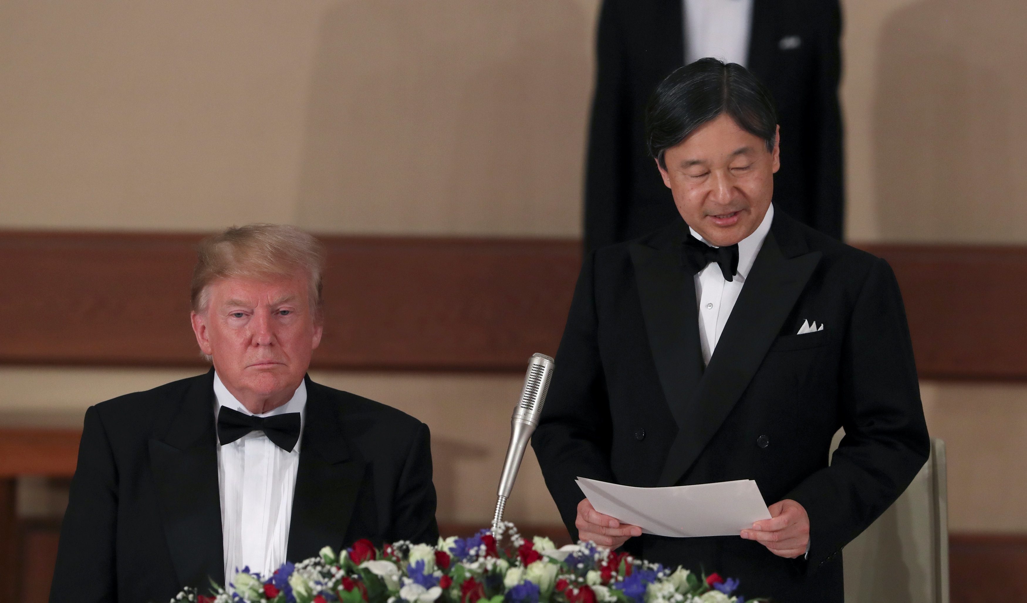 Tổng thống Trump dự quốc yến cùng Nhật hoàng Naruhito