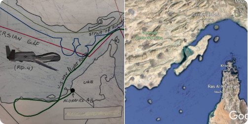 Iran, Mỹ đồng loạt công bố video bắn rơi máy bay không người lái