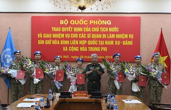 Việt Nam cử thêm 7 sĩ quan tham gia gìn giữ hoà bình Liên Hợp Quốc - 1 Việt Nam cử thêm 7 sĩ quan tham gia gìn giữ hoà bình Liên Hợp Quốc - 1
