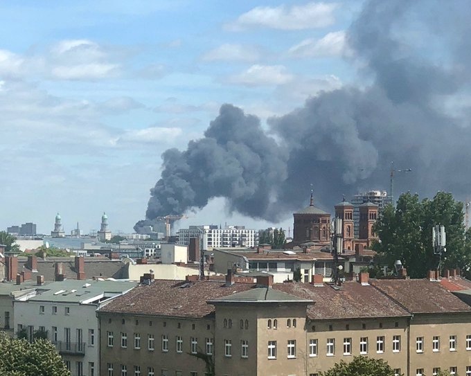 Cháy chợ Đồng Xuân của người Việt Nam tại Đức