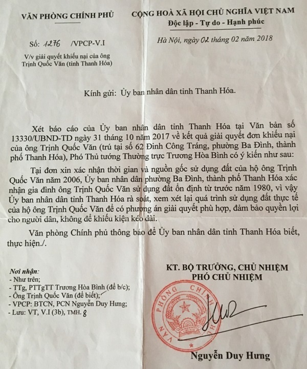 Thanh Hoá: Dự án kéo dài gần 15 năm và 4 lần Phó Thủ tướng chỉ đạo - 3 Thanh Hoá: Dự án kéo dài gần 15 năm và 4 lần Phó Thủ tướng chỉ đạo - 3