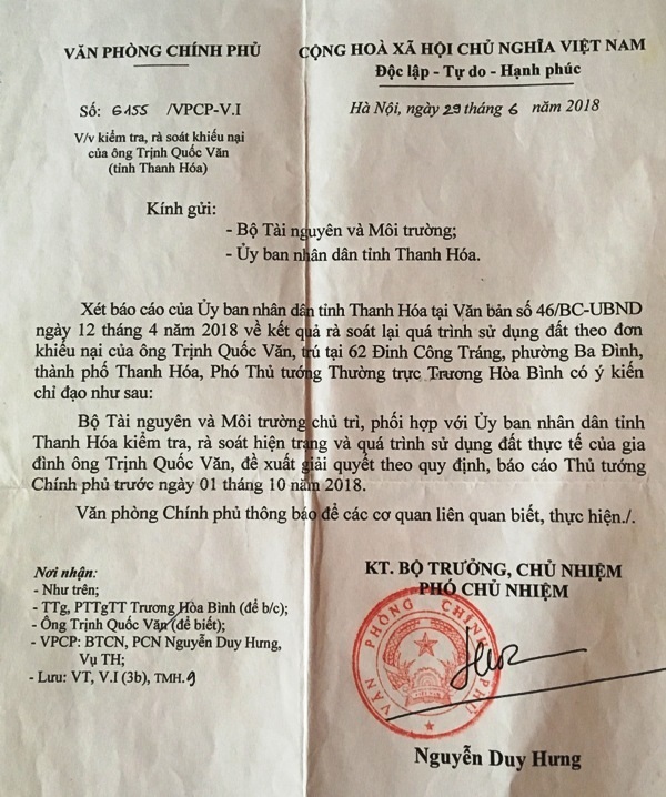 Thanh Hoá: Dự án kéo dài gần 15 năm và 4 lần Phó Thủ tướng chỉ đạo - 4 Thanh Hoá: Dự án kéo dài gần 15 năm và 4 lần Phó Thủ tướng chỉ đạo - 4