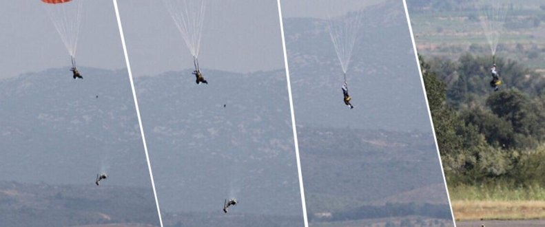 Hạ cánh bất thành, máy bay không quân Pháp lao xuống đường cao tốc