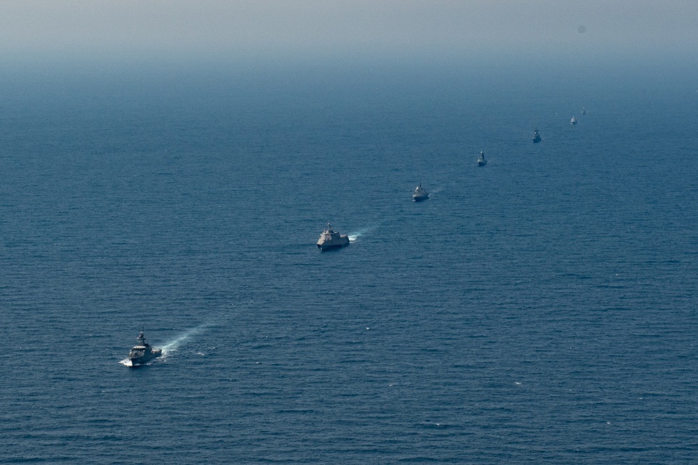 Những hình ảnh đầu tiên về diễn tập hàng hải Mỹ - ASEAN