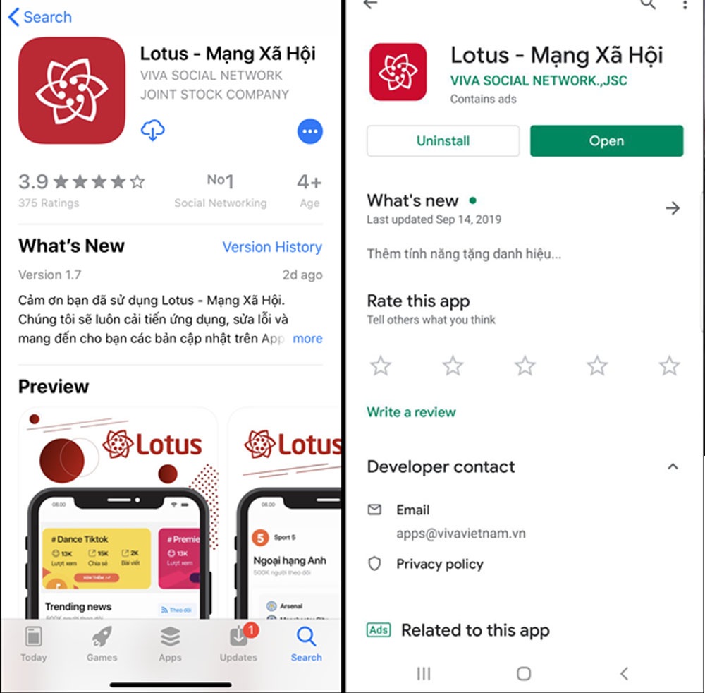 Cài trước app Lotus để xem livestream Lễ ra mắt Mạng xã hội Lotus - 4 Cài trước app Lotus để xem livestream Lễ ra mắt Mạng xã hội Lotus - 4