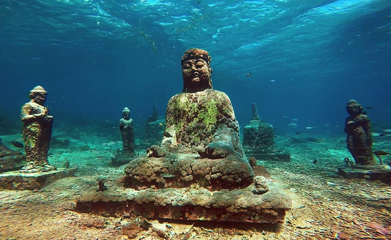 Как найти подводный храм. Подводный храм. Храм под водой Бали. Bali Underwater Temples. Underwater Temple .Flow.