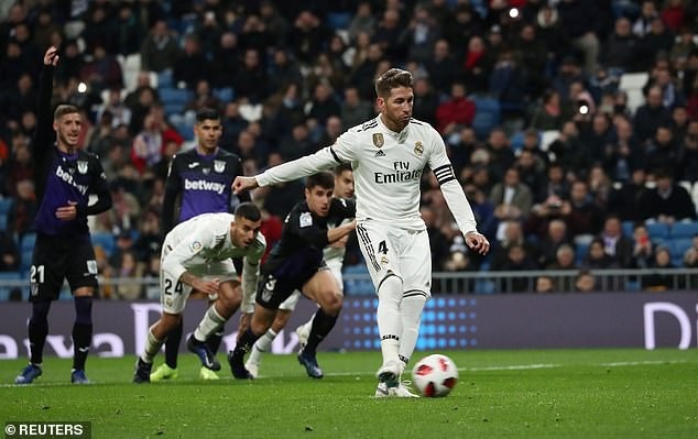 Ramos đạt cột mốc 100 bàn, Real Madrid dễ dàng đè bẹp Leganes - Ảnh 2. Ramos đạt cột mốc 100 bàn, Real Madrid dễ dàng đè bẹp Leganes - Ảnh 2.