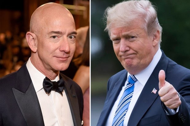 Ông Trump chúc tỷ phú Amazon may mắn sau vụ ly hôn ồn ào - Ảnh 1.