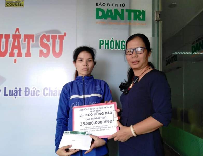 Bạn đọc tiếp tục giúp bé Nhất Huy hơn 35 triệu đồng - Ảnh 1. Bạn đọc tiếp tục giúp bé Nhất Huy hơn 35 triệu đồng - Ảnh 1.
