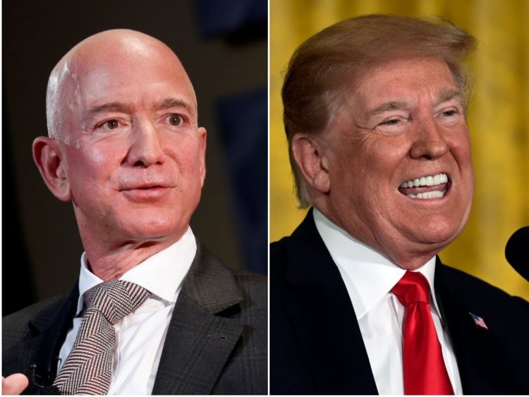 Ông Trump “đá xoáy” tỷ phú Jeff Bezos vì ly hôn, phải chia đôi tài sản - Ảnh 1. Ông Trump “đá xoáy” tỷ phú Jeff Bezos vì ly hôn, phải chia đôi tài sản - Ảnh 1.