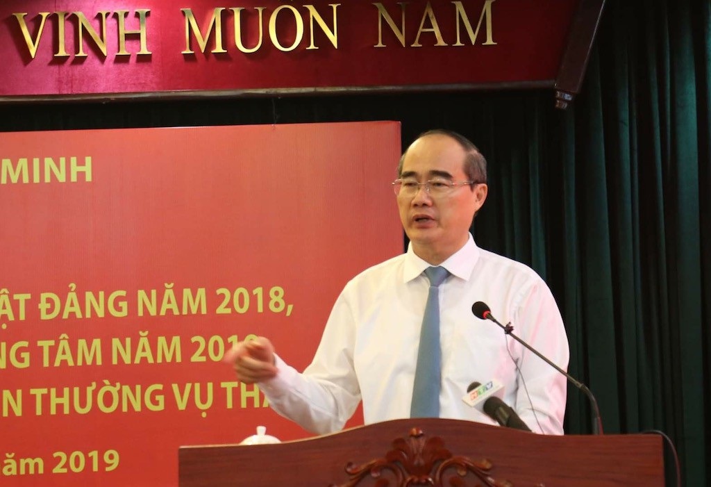 Bí thư Nhân: Phải chấm dứt tình trạng cán bộ sai phạm nhưng vẫn qua đò - Ảnh 1. Bí thư Nhân: Phải chấm dứt tình trạng cán bộ sai phạm nhưng vẫn qua đò - Ảnh 1.
