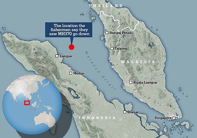 Ngư dân khẳng định nhìn thấy MH370 bốc khói đen, lao xuống eo biển Malacca - Ảnh 3. Ngư dân khẳng định nhìn thấy MH370 bốc khói đen, lao xuống eo biển Malacca - Ảnh 3.