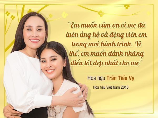 Tết này Hoa hậu Tiểu Vy tặng quà gì cho mẹ ? - Ảnh 2. Tết này Hoa hậu Tiểu Vy tặng quà gì cho mẹ ? - Ảnh 2.
