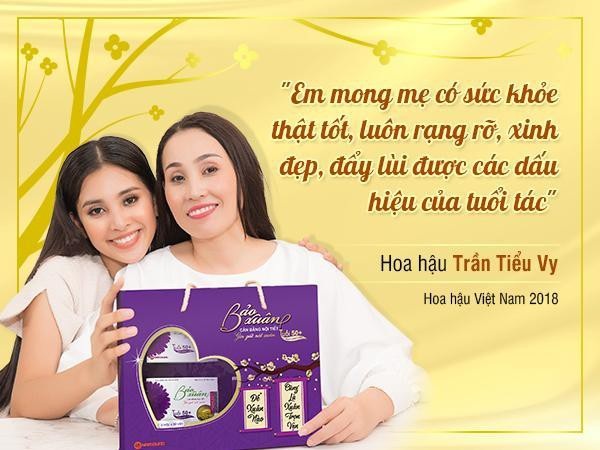 Tết này Hoa hậu Tiểu Vy tặng quà gì cho mẹ ? - Ảnh 3. Tết này Hoa hậu Tiểu Vy tặng quà gì cho mẹ ? - Ảnh 3.