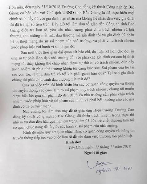 3 cháu bé chết đuối oan ức tại Bắc Giang: Khởi tố hay không khởi tố vụ án? - Ảnh 4. 3 cháu bé chết đuối oan ức tại Bắc Giang: Khởi tố hay không khởi tố vụ án? - Ảnh 4.