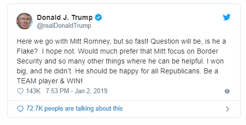 Ông Trump phản pháo khi bị chỉ trích "chưa xứng làm tổng thống" - 2
(Ảnh: Twitter)