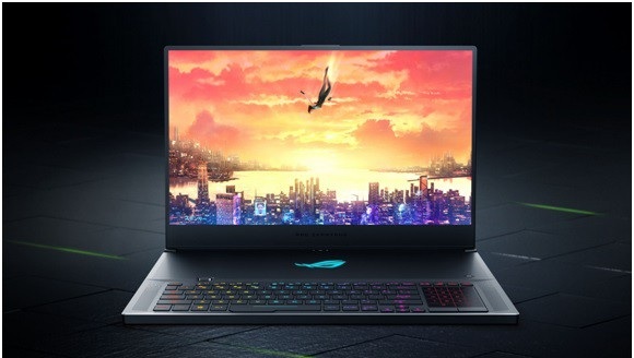 CES 2019: Asus trình làng laptop màn hình “tai thỏ” cùng loạt laptop chơi game cấu hình “khủng” - 3 Phần touchpad trên ROG Zephyrus S GX701 được đưa sang bên phải bàn phím, tích hợp màn hình cảm ứng