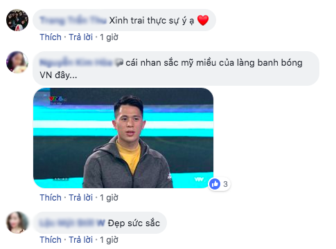 Không đá Asian Cup, Đình Trọng vẫn ghi điểm với fan nữ khi bình luận bóng đá - Ảnh 3. Không đá Asian Cup, Đình Trọng vẫn ghi điểm với fan nữ khi bình luận bóng đá - Ảnh 3.
