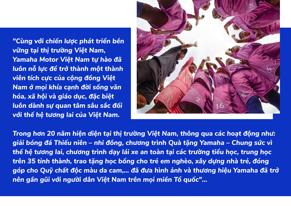 Yamaha và hành trình đi tìm chất cho bóng đá Việt - 4 Yamaha và hành trình đi tìm chất cho bóng đá Việt - 4