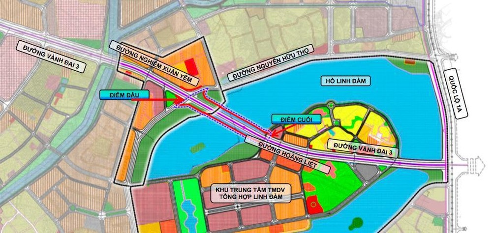 Toàn cảnh giao thông qua hồ Linh Đàm trước khi xây cầu vượt trăm tỷ - 5 Toàn cảnh giao thông qua hồ Linh Đàm trước khi xây cầu vượt trăm tỷ - 5
