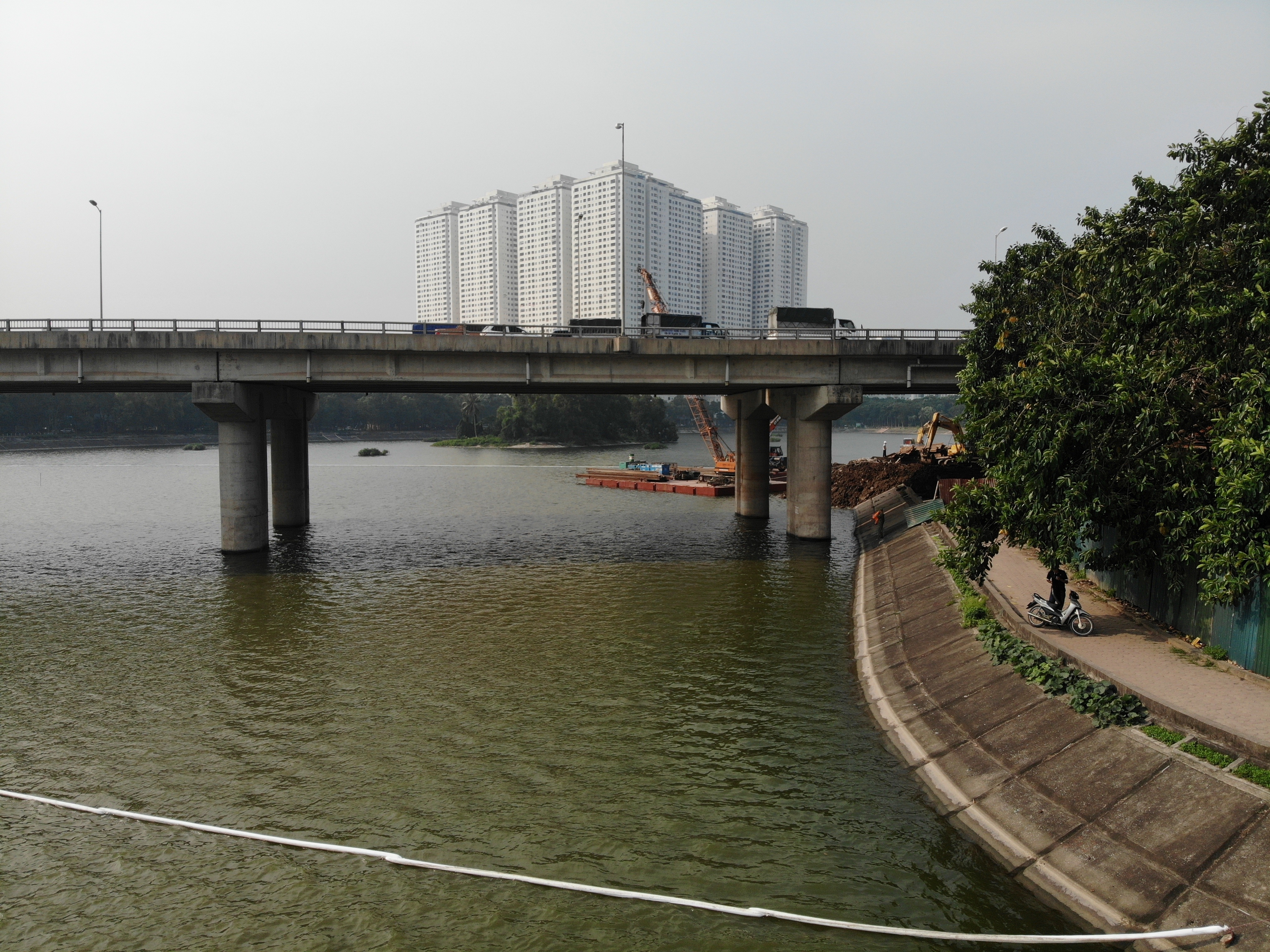 Hà Nội: Bắt đầu ran m gót gúc hồ Linh cm, thi công 2 cầu vượt - 4 Hà Nội: Bắt đầu ran m gót gúc hồ Linh cm, thi công 2 cầu vượt - 4
