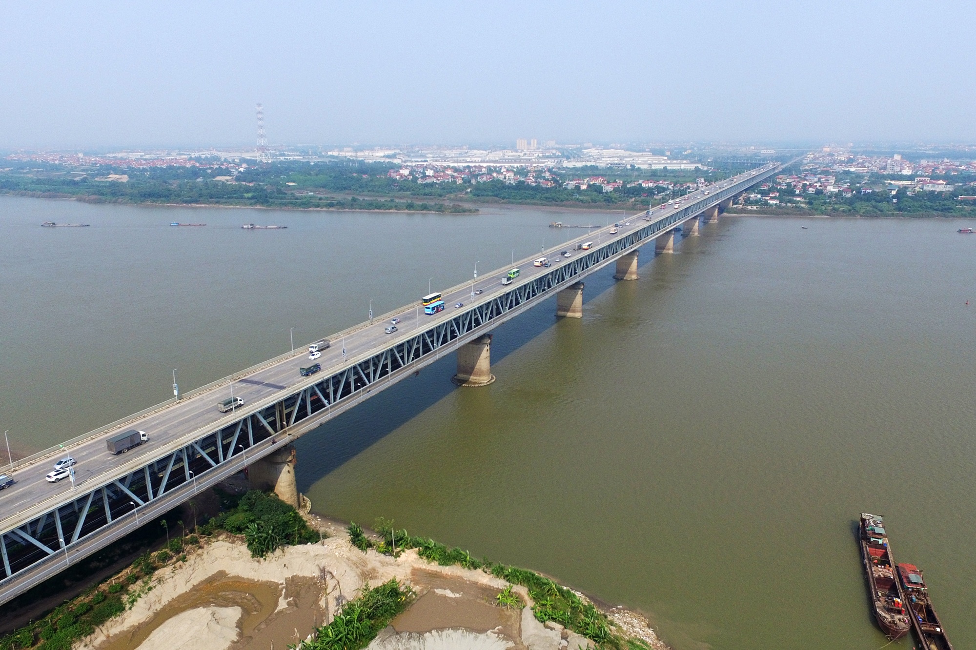 Toàn cảnh 6 cây cầu huyết mạch bắc qua sông Hồng - 10 Toàn cảnh 6 cây cầu huyết mạch bắc qua sông Hồng - 10
