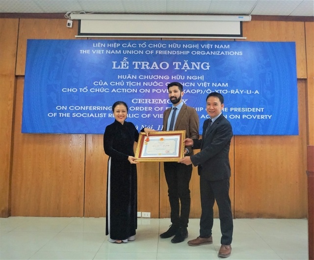 Tổ chức phi chính phủ Australia nhận Huân chương Hữu nghị