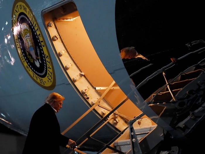 Chuyến đi tuyệt mật của Tổng thống Trump