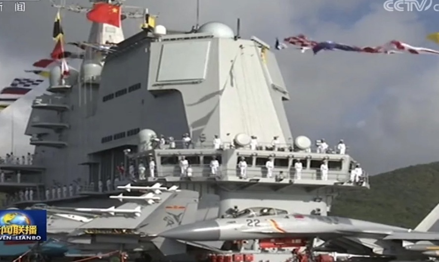 Trung Quốc biên chế tàu sân bay tự đóng đầu tiên