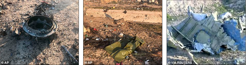 Hiện trường thảm kịch rơi máy bay khiến 176 người chết ở Iran