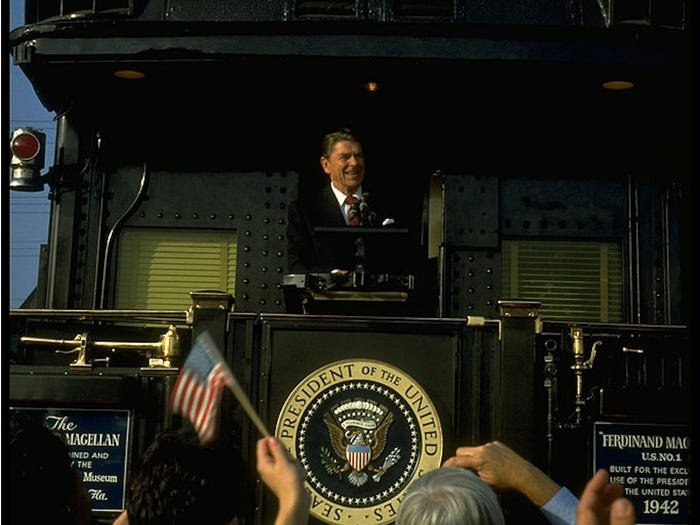 Đoàn tàu bọc thép từng góp phần giúp các tổng thống Mỹ tái đắc cử