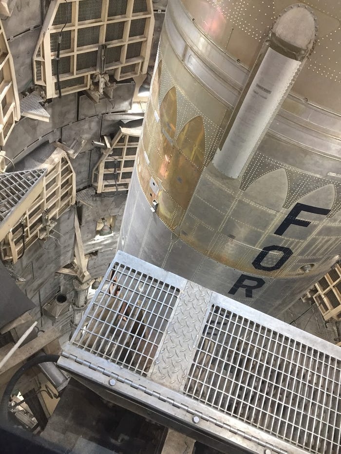 Bên trong giếng phóng tên lửa liên lục địa Mỹ từ thời Chiến tranh Lạnh