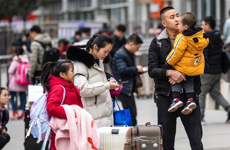 “Biển người” Trung Quốc trong cuộc di dân khổng lồ về nhà ăn Tết