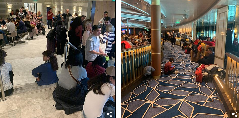 Du thuyền chở 7.000 người bị cách ly vì hai khách Trung Quốc nghi nhiễm virus corona