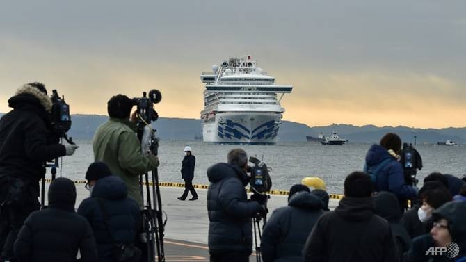 Thêm 3 người nhiễm virus corona trên du thuyền ở Nhật Bản