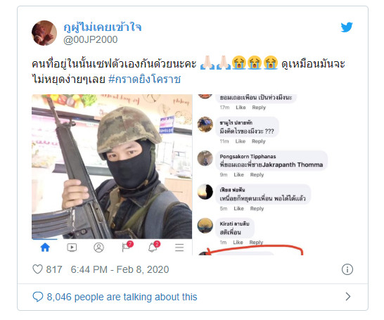 Binh sĩ Thái Lan xả súng giữa trung tâm thương mại, ít nhất 21 người chết