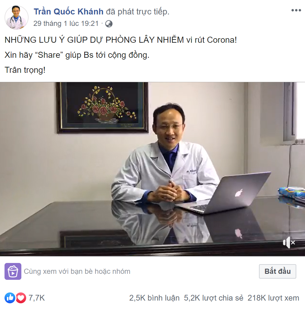 Bác sĩ “nghìn like” kể chuyện cứu người, chống dịch trên mạng xã hội - 8