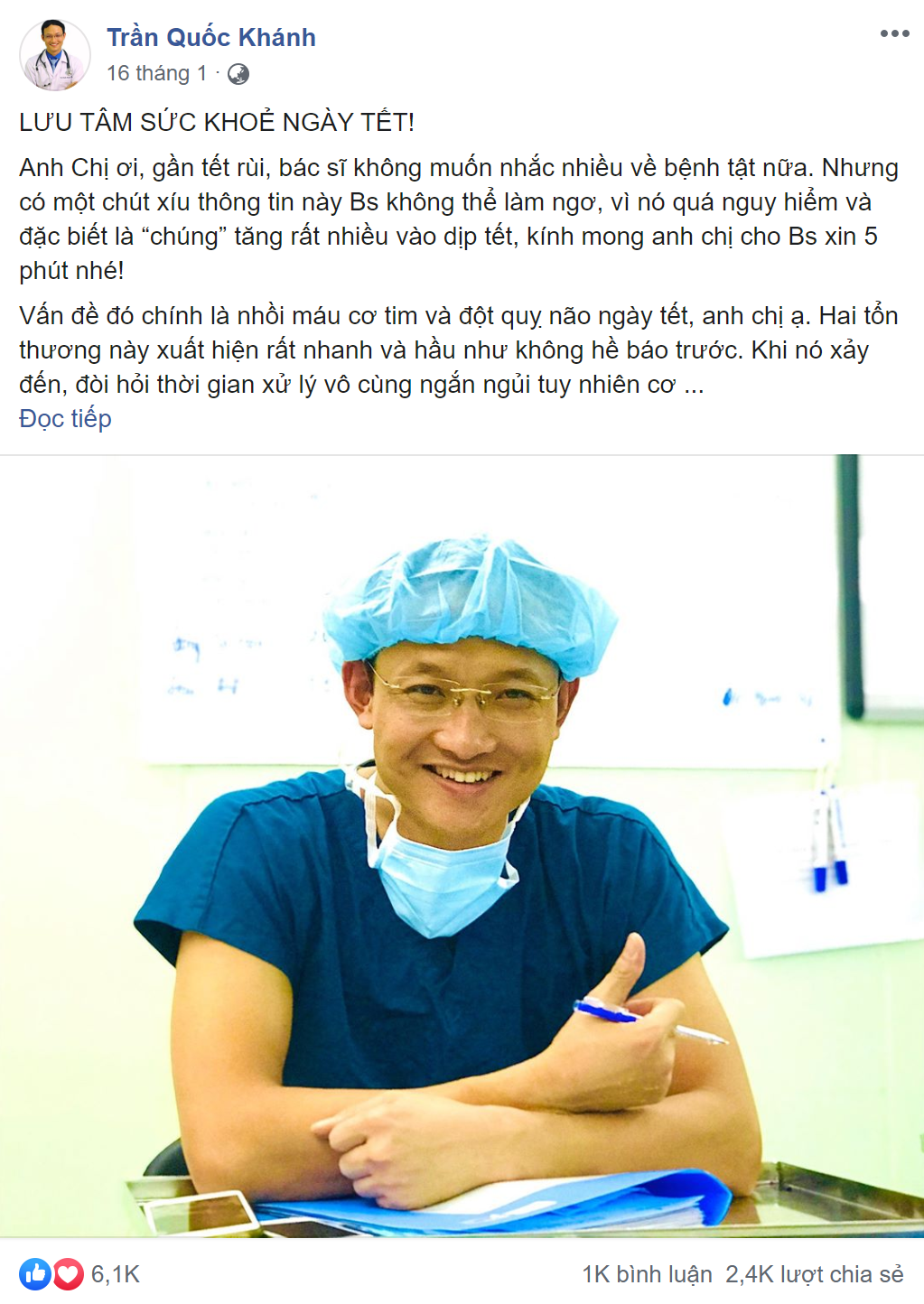 Bác sĩ “nghìn like” kể chuyện cứu người, chống dịch trên mạng xã hội - 1