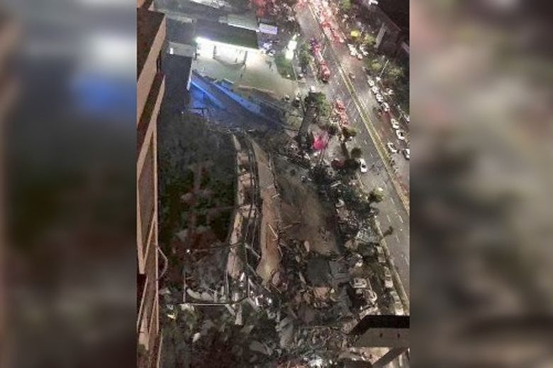 Trung Quốc: Sập khách sạn cách ly người nghi nhiễm corona, 70 người mắc kẹt