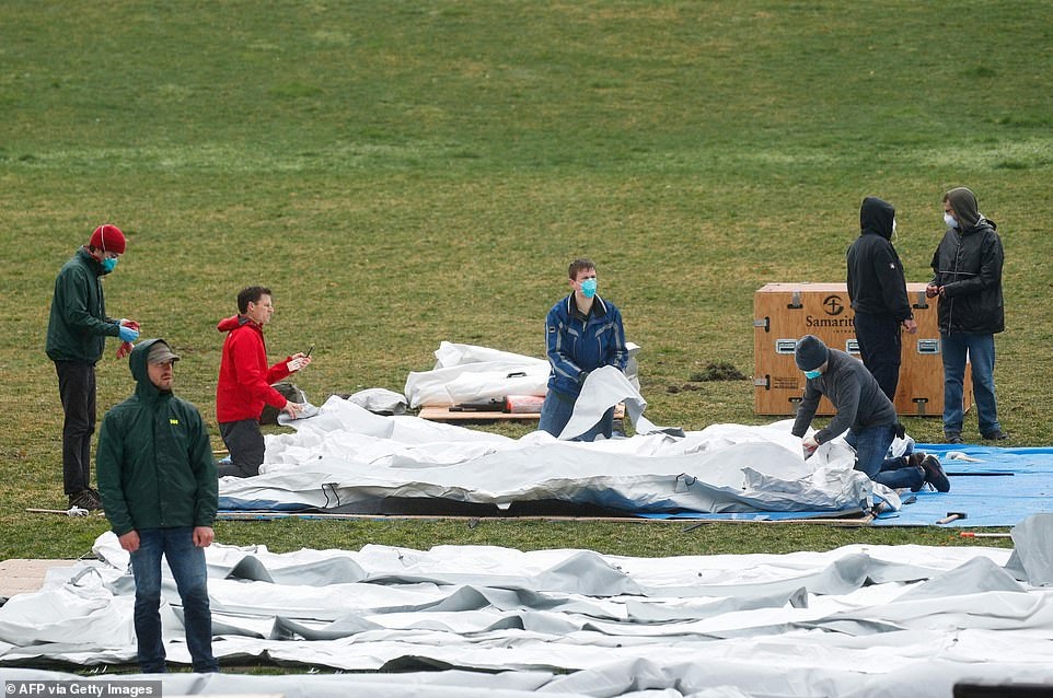 New York lập bệnh viện dã chiến trong công viên Central Park