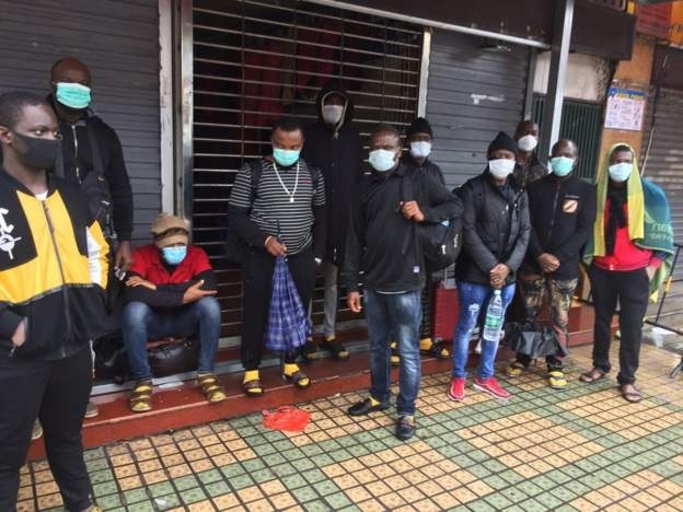 Những người châu Phi bị dồn vào cảnh không nhà ở Trung Quốc