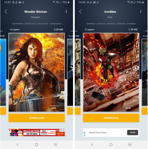 Bộ hình nền 3D với hiệu ứng biến đổi góc nhìn đẹp mắt dành cho smartphone - 2